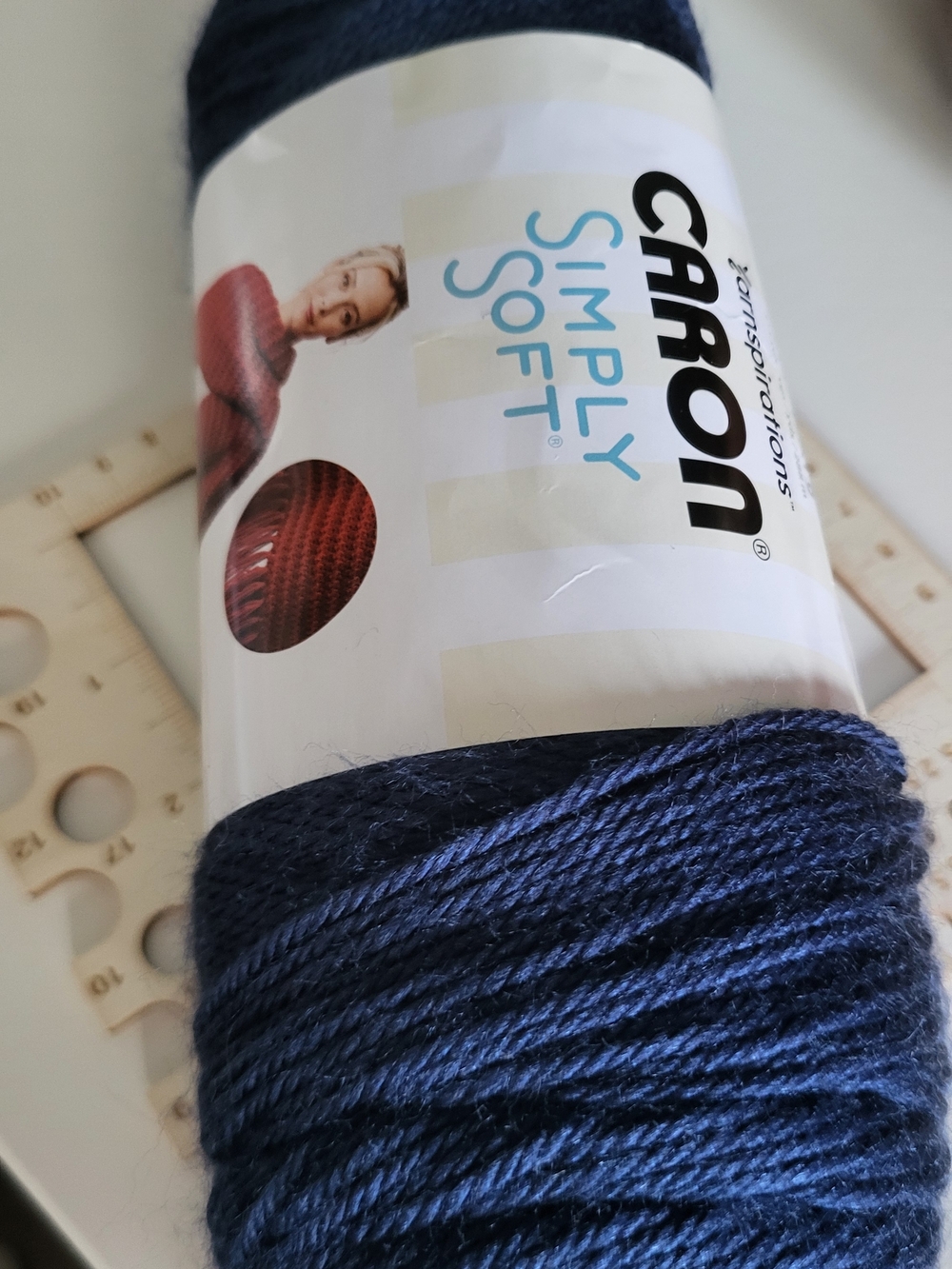 Caron Simply Soft Yarn - Navy Blue